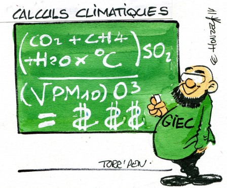 Calculs réchauffement climatique en dollars !
