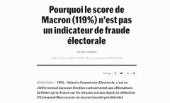 Macron : propagande et fraude gouvernementales (via les fact-checkers)